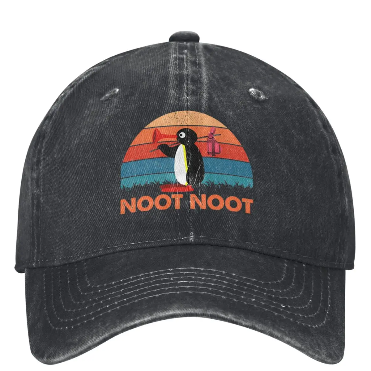 

Noot Noot Pingu Baseball Cap Vintage Animal Cute Casual Men Adult Trucker Hat Sunshade Outdoor Sun Snapback Cap Gift