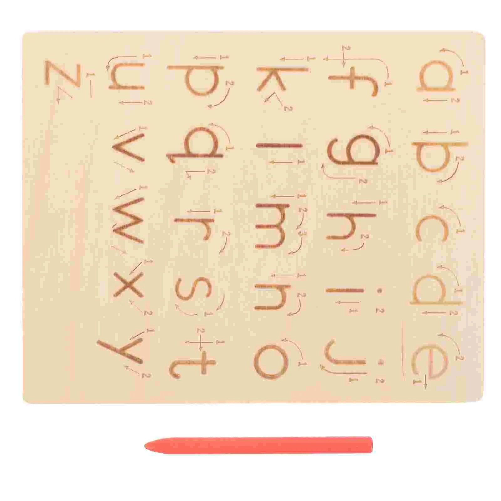 1 Set Creative Tracing Board Wooden Practicing Board Children Kids Tracing Tool wood alphabet tracing board