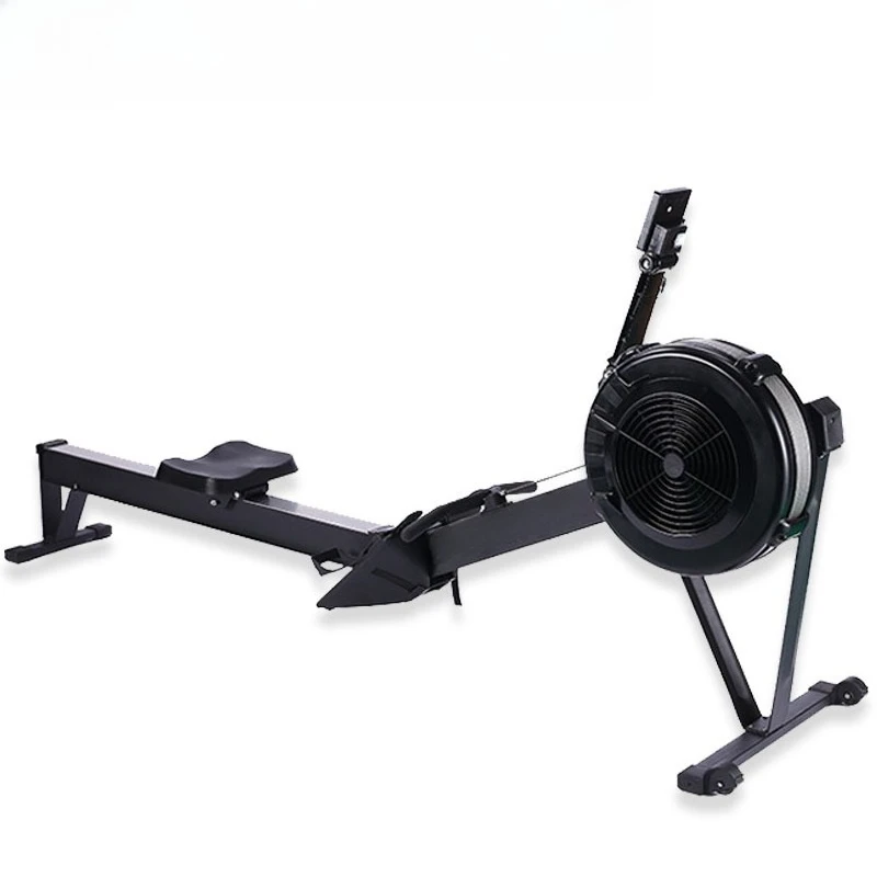 Cardio Air Rower Iron Adjustable Resistance Foldable Seated Rowing Machine High Quality Home Gym Use