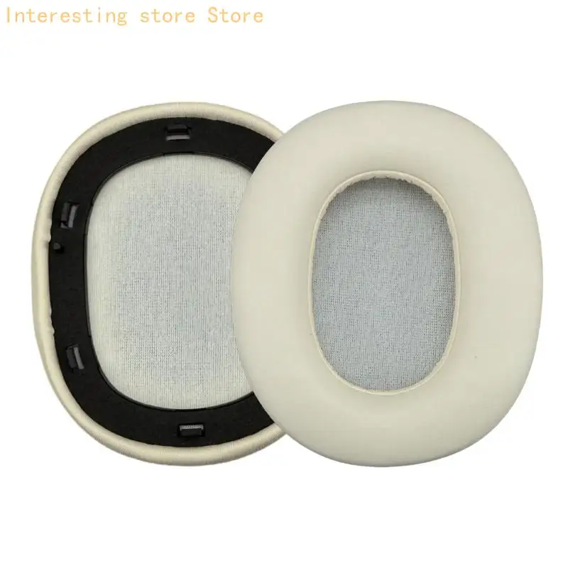 Ersatzpaar für Arbeits- und Lernkissen, Over-Ear-Kontakthülle mit Proteinleder-Finish für SPACE Everyday Desk Wear 55KC – Detail 3