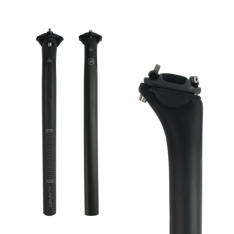 

Ultra Light Carbon Fiber Matte Black Bicydle Seat Tube, Diameter Sizes 27.2. 30.931.6mm, Length 400mm Seat Pole