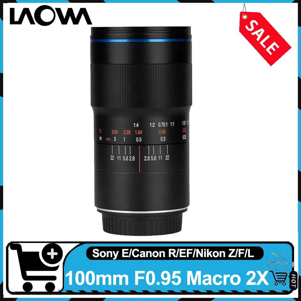 

Laowa FF 100mm F2.8 CA-Dreamer Macro 2X APO Manual Focus Macro Lens for Sony E Canon RF EF Nikon Z F and L mount