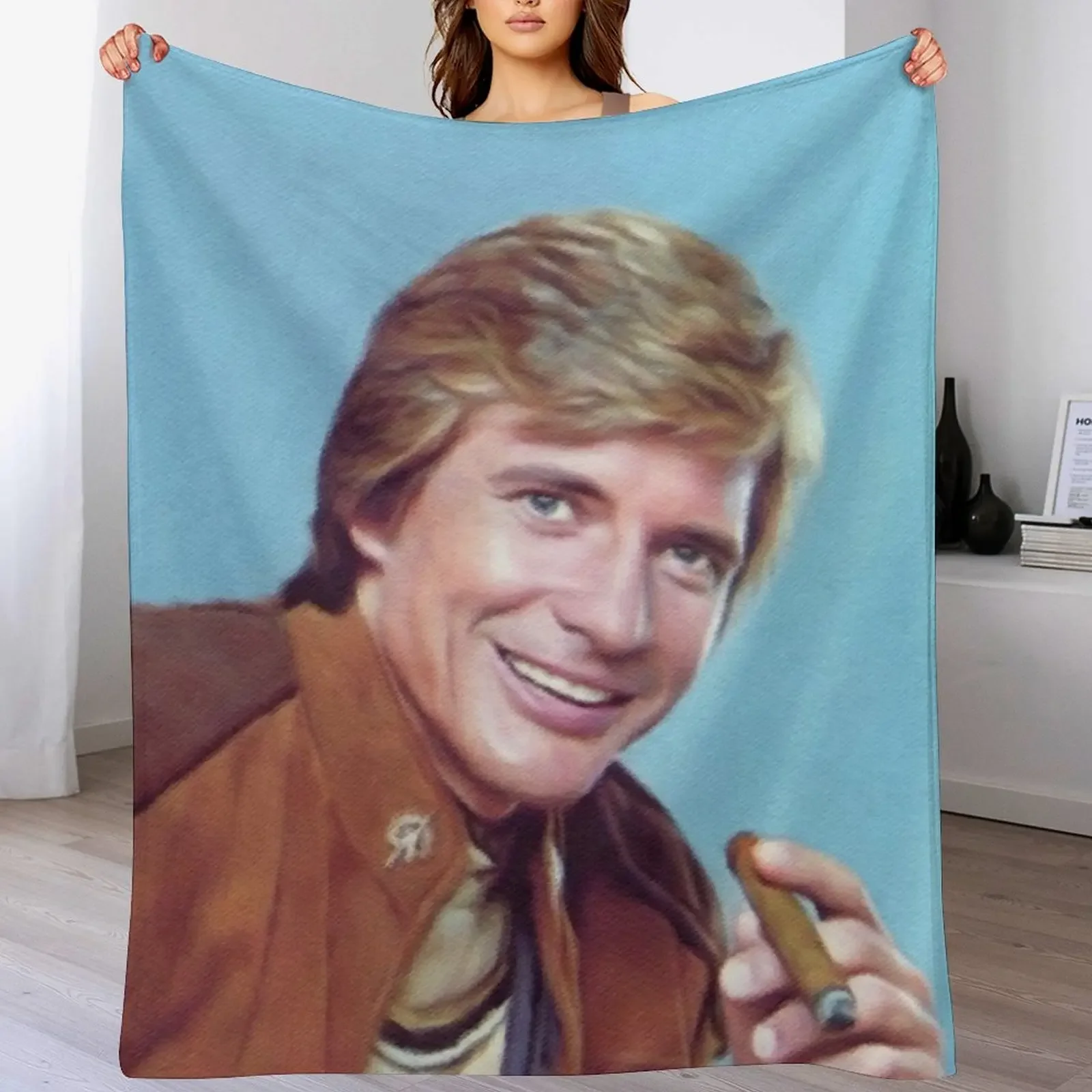 Dirk Benedict, Actor Throw Blanket Air Conditioner Soft Blanket for Office Home