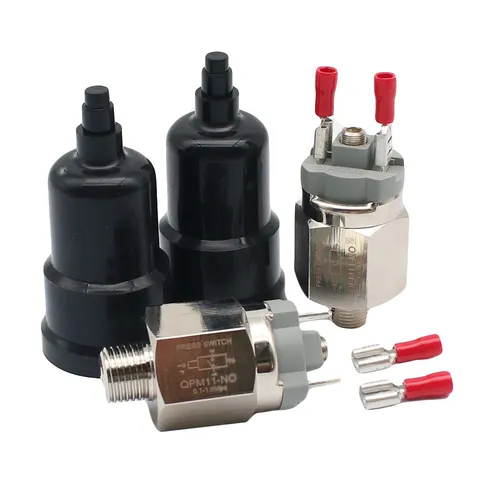 Imagen 1 del producto Interruptor hidráulico de diafragma ajustable de micropresión de 1/4 ""y 1/8"", QPM11-NC/QPM11-NO, interruptor de presión, boquilla de rosca externa