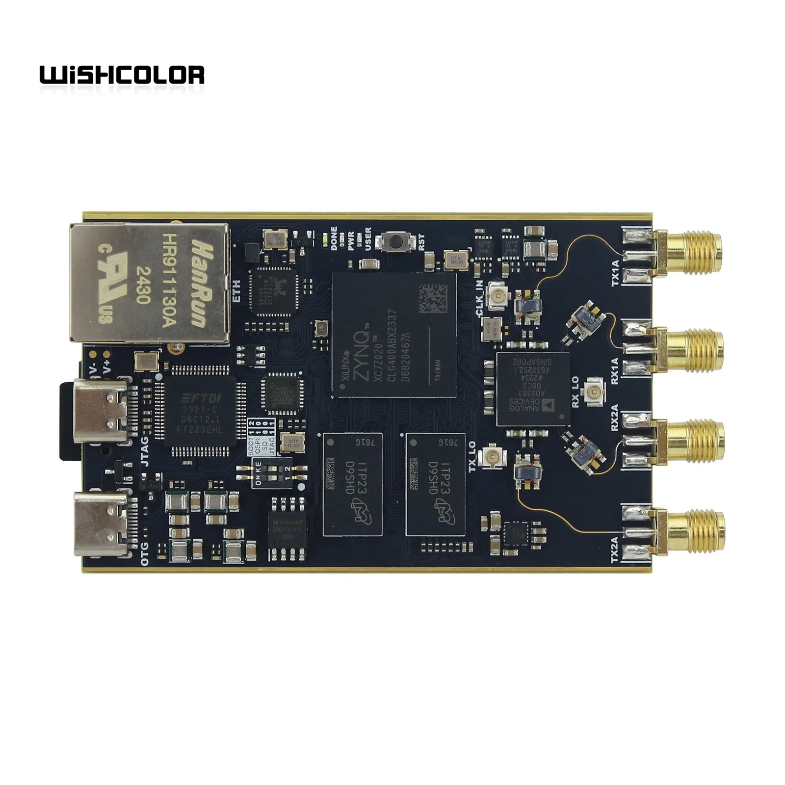 HAMGEEK 70 МГц-6 ГГц Zynq7020 + AD9363 SDR программно определяемая радиоплата разработки для Pluto SDR MATLAB
