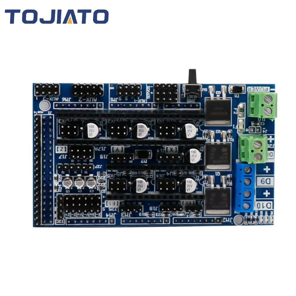 Panel rozszerzeń Ramps 1.6 z radiatorem, ulepszony Ramps 1.4/ Ramps 1.5 dla Arduino, płyta do drukarki 3D, części do drukarek 3D — zdjęcie produktu 5