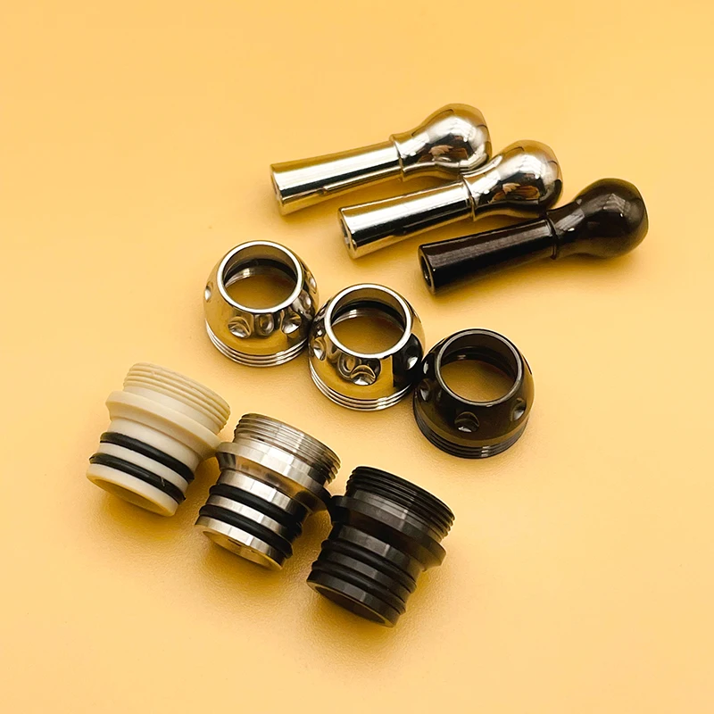 DSX Joystick long 510 mtl Drip Tip Stainless steel polishing Mouthpiece For RTA RDA Atomizer Vape Mod Accessories