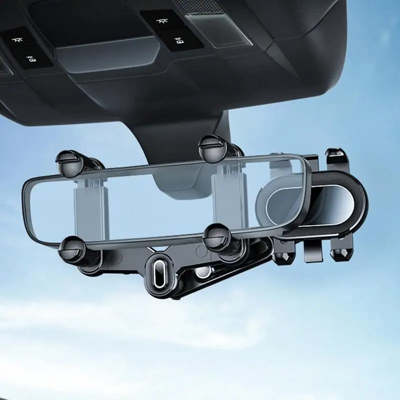 

Зеркало заднего вида, держатель для телефона для автомобиля, вращающийся на 360° автомобильный держатель для телефона, зеркало, крепление для телефона, анти-тремтящееся автомобильное крепление для телефона