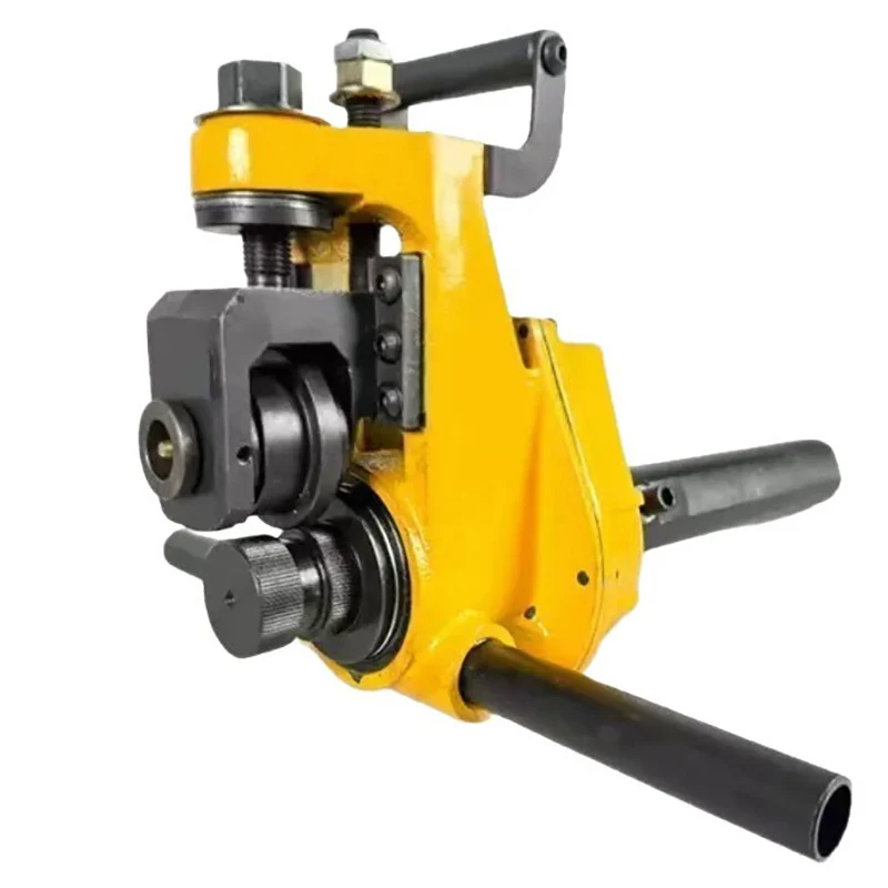 Portable Stainless Steel Depth Adjustable Edge Machine, 50-165mm Manual Pipe Groove Machine, Manual Pipe Groover