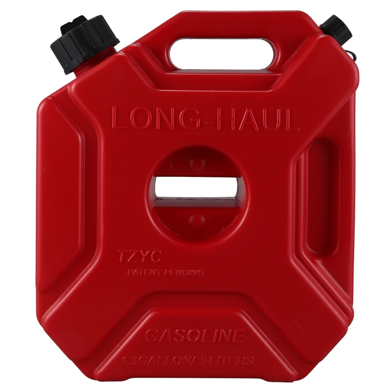 Lockable 5L Fuel Tanks Plastic Petrol Cans Car Mount Motorcycle Jerrycan Gas Can Gasoline Oil Container Fuel Canister