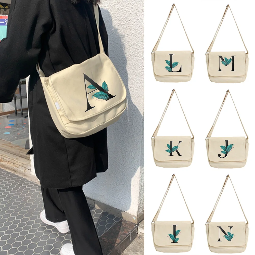 

Large-capacity Shoulder Bag Leaf Letter Fashion Pattern Joker Crossbody Multifunctional Adjustable Shoulder Strap Commuter Bag