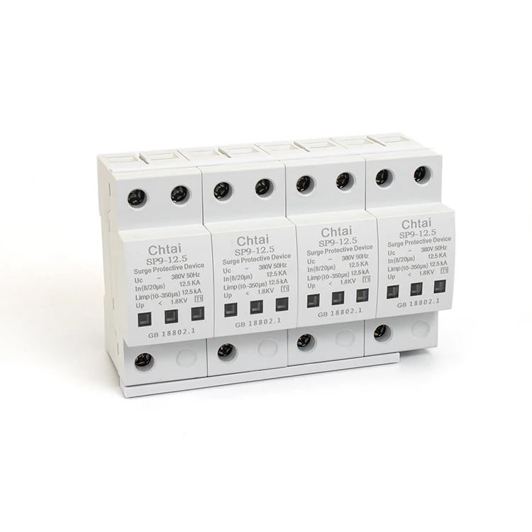 All specifications Hot Sale Spd 4p SP2-12.5  15 25 50ka 275v Ac Surge Protector Device Arrestet Lightning Protection SP9 series