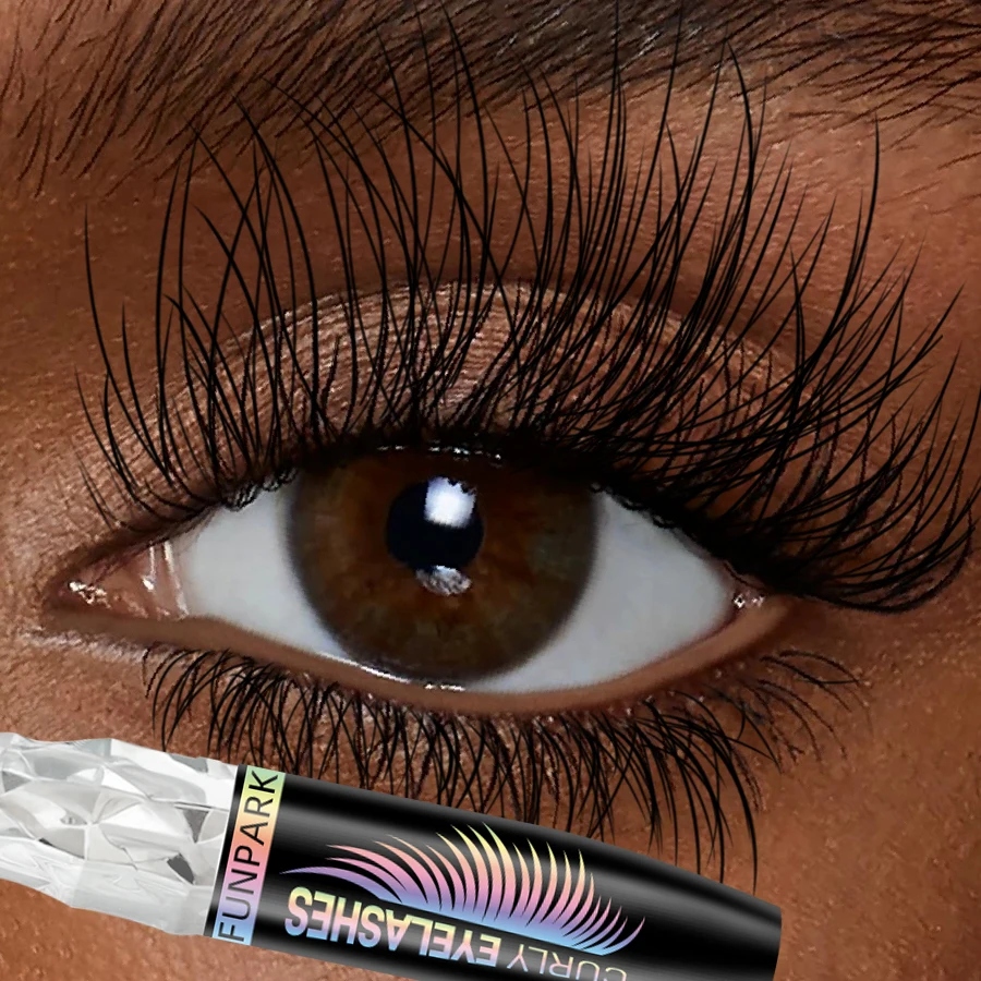 1 PC กันน้ํา 4D มาสคาร่าหนายาว Smudge-proof อวบ Curling ขนาดใหญ่แต่งหน้า Black Lash Eyelash EXTENSION สําหรับเครื่องสําอางผู้หญิง