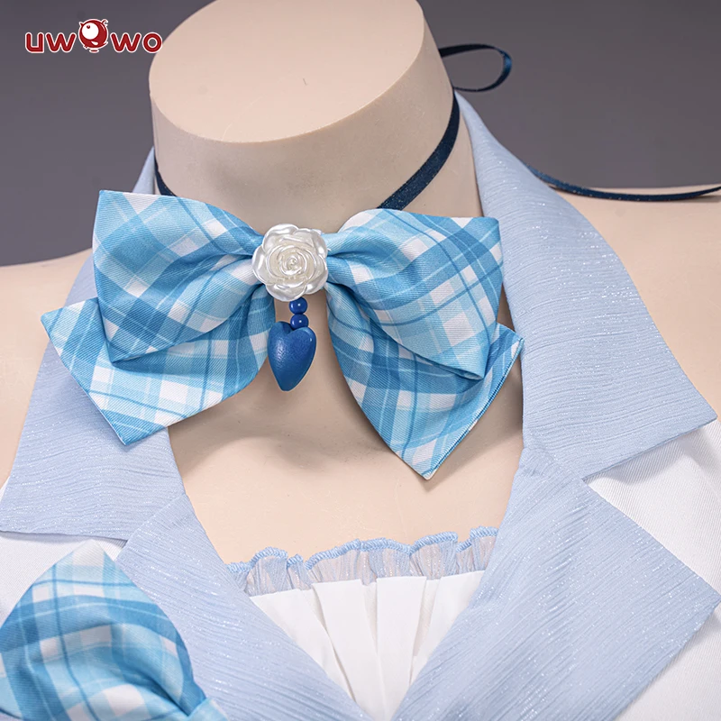 Uwowo Vanille Cosplay Kostüm neue Dienst mädchen Kleid Idol Bühne Chocolaa/Vanillaa Theater mädchen Halloween Cos für Mädchen Frauen