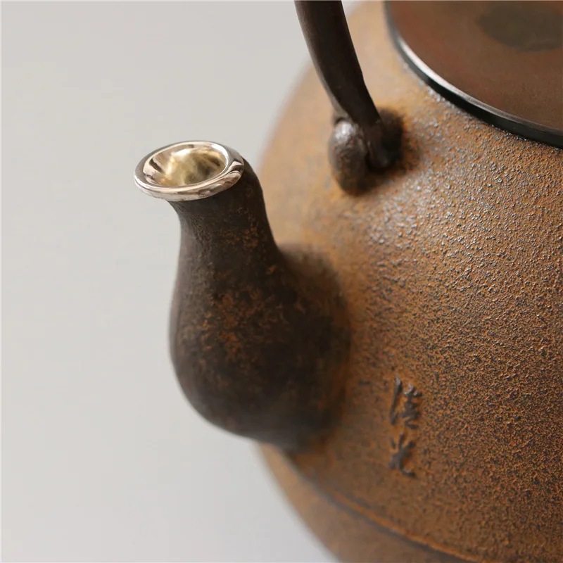 Japan Imported Iron Pot Qingguang Tang Changxian Liu Luwen Silver Plated Cast Iron Kettle Iron Pot Sato Qingguang Kettle