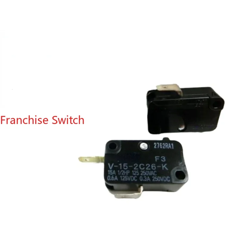 

10PCSLarge Micro Switch V-15-2C26-K (F3) 2-pin Normally Closed Type