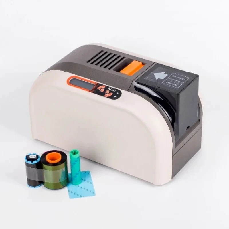 

Applicable to Best selling Hiti CS220E desktop single dual side direct card sublimation plastic pvc ID card printer