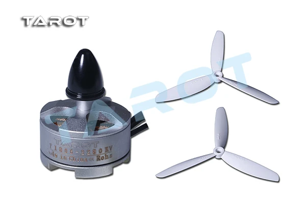 Tarot 3S MT1806 2280KV Self Locking CW / CCW Brushless Motor with Propeller for TL200A/TL200B/TL250A/TL250B Mini Racing Drone