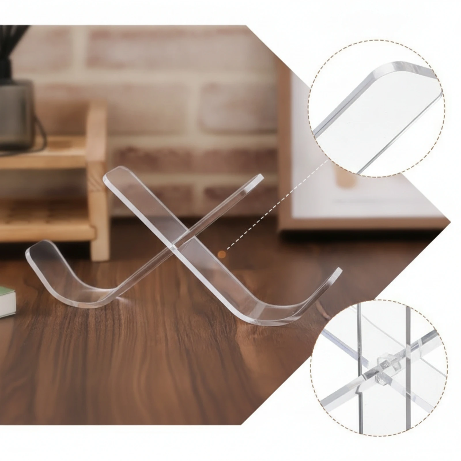 Hockey Puck Display Stand Space-Saving Hockey Puck Holder Sleek Minimalist for Collectors, Office Desk, Trophy Shelf view 4