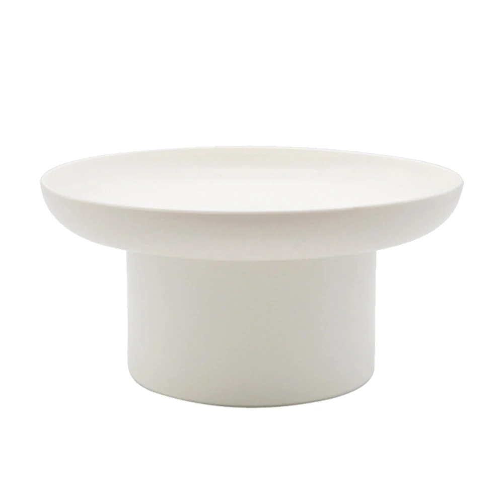 

Restaurant Use Study Use Tea Food Drink Platter Round Shelf Tray Beautiful Appearance Easy To Clean High-quality ABS Material