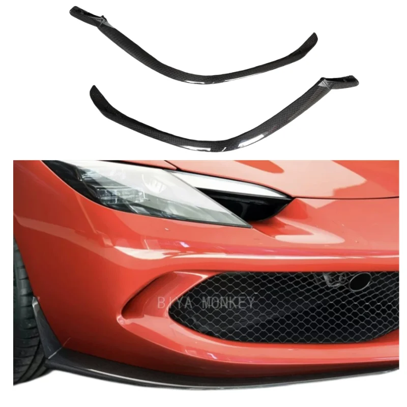 

OEM карбоновый передний бампер, обертка для губ, угол обертывания бокового кузова, комплект деталей для Ferrari 296 GTB 296GTB GTS