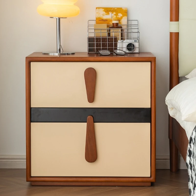 

Retro Club boxwood home living room multi-functional module combination cabinet storage storage cabinet bedroom bedside table