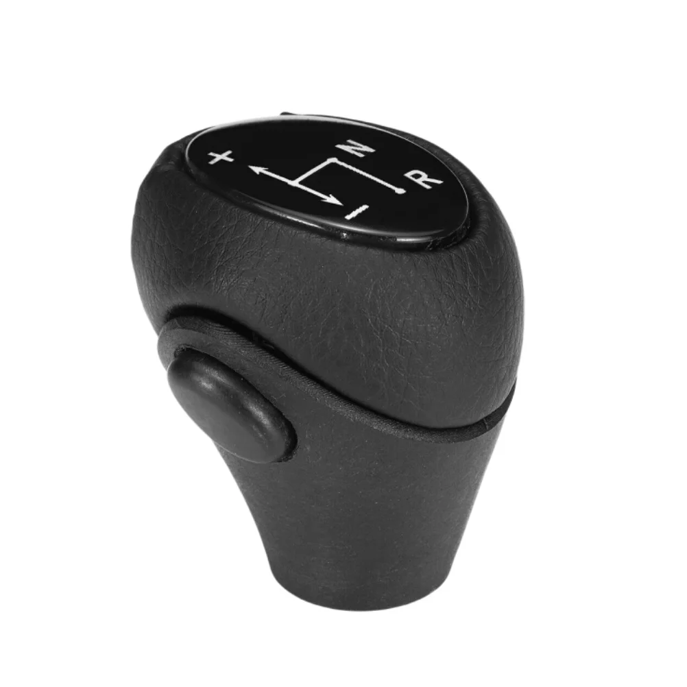 Auto Parts Leather Black Automatic Gear Shift Knob Lever Shifter For Smart Fortwo Cabrio Coupe Roadster 450 451 City-Coupe 450