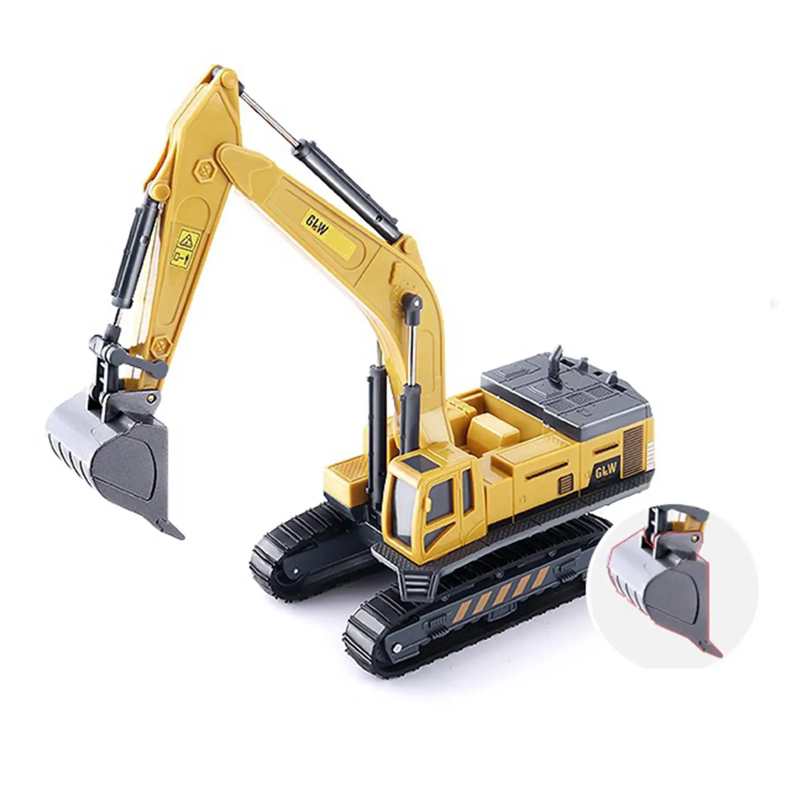 Kids Construction Trucks Toys for Children 1 55 Scale Alloy Digger and Forklift Vehicles with Realistic Details for Role Play