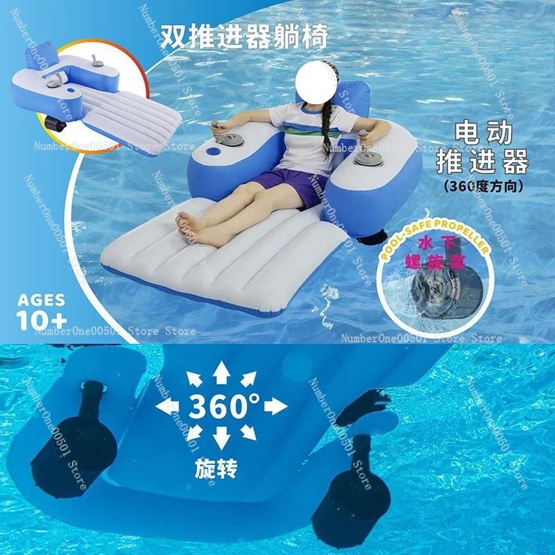Floating Row Swimming Ring Water Skateboard Propeller Surfing Jet Underwater Thruster Floating Bed Diving Aids