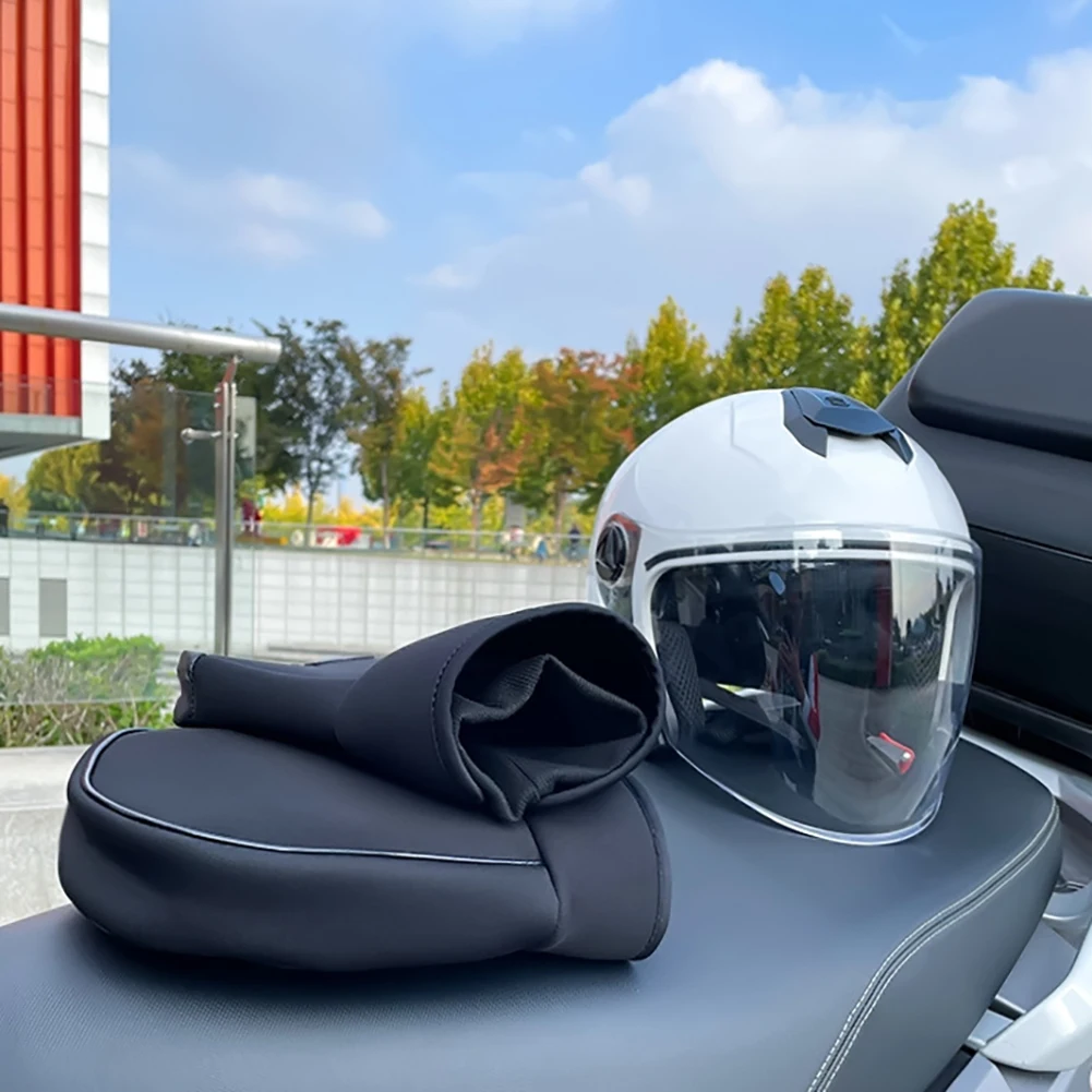 

1 пара мотоциклетных манжет на руль, перчатки, водонепроницаемые перчатки, руль снегохода, теплые мотоциклетные перчатки