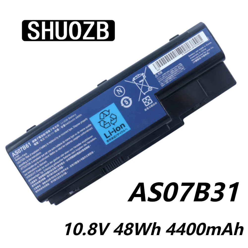 

Laptop Battery AS07B72 AS07B31 AS07B41 AS07B42 For Acer Aspire 5520 5720 5920 6920 6920G 7520 7720 7720G 7720Z Serie CONIS72 New