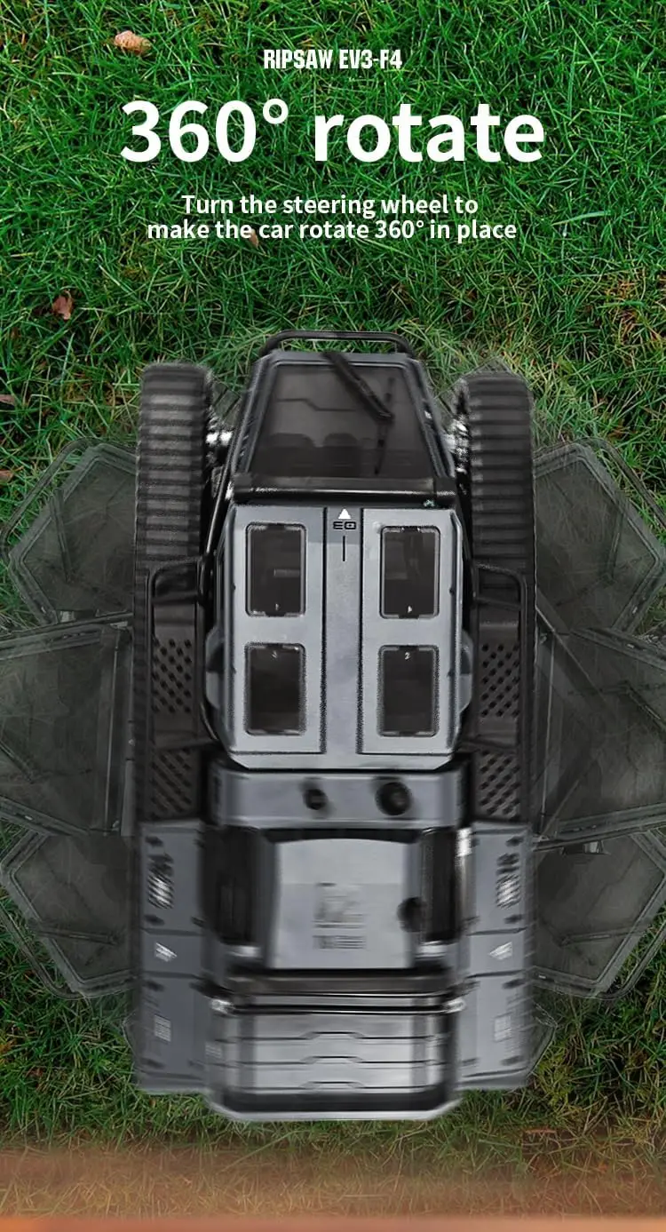 고속 원격 제어 트랙 차량 G2067 비례 스로틀 원격 제어 전지형 차량 유연한 제어 탱크 M