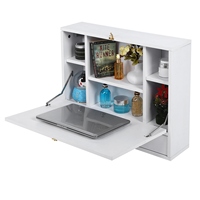 Wall‑Mounted Computer Desk Multifunctional Foldable Laptop Desk Writing Table Home Office Furniture