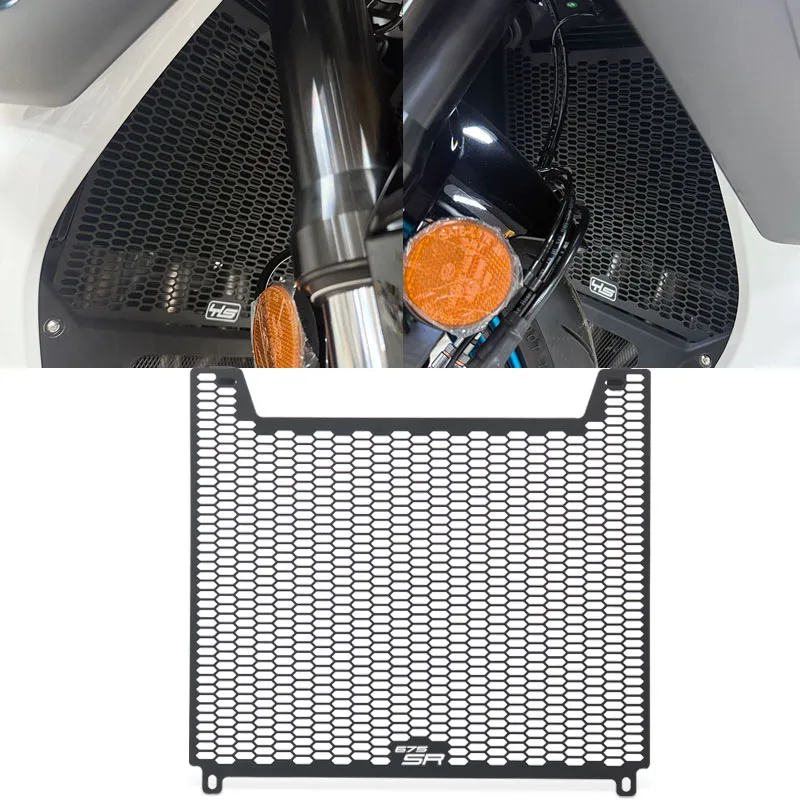 

Motorcycle Accessories Radiator Guard Grille Cover Protector Protective Grill Fit For 675SR 675SR-R 2024 2025