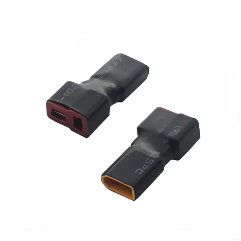 2 Pcs XT30 Male Female to Deans T Plug TRX Traxxas EC5 EC2 Male Female Connector Plug Adapter for RC Model Battery ESC