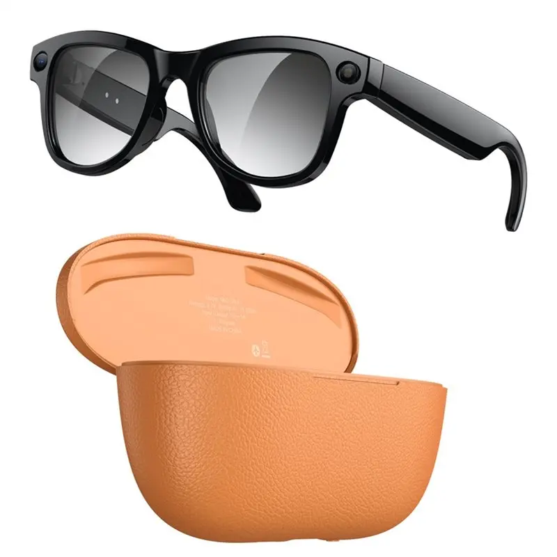 ABDE-Smart Glasses 2026 8MP With Embedded Camera Video Recording AI Photo Recognition Bluetooth Calling Voice Translation Sungla