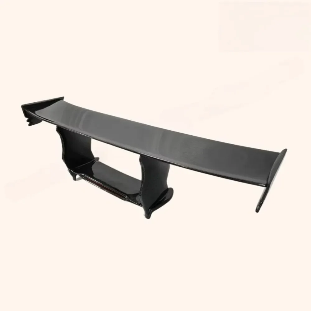 High Quality Carbon Fiber GTR R35 Rear Spoiler with Lights for N-ATTK Style Includes Replacement Installation