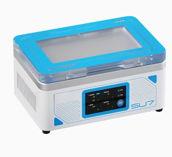 

SU7 mobile phone repair curved screen pressing machine, flat LCD screen vacuum laminating machine