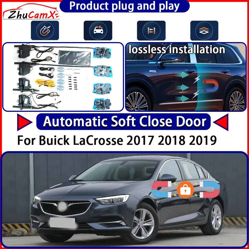 

Electric Door Lock Actuator for Buick LaCrosse 2017 2018 2019 Soft Close Door Kit Power Latch System Auto Pull Door Easy Close