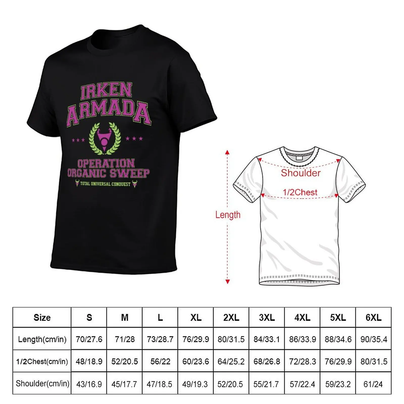 Irken Armada: Color Option T-Shirt Work Wear Breathable Tee