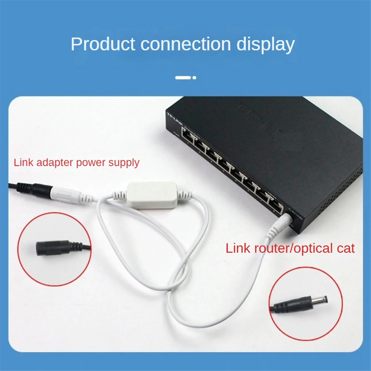 24-uurs automatische reboot-router Routing Timer Reset Tool DC Power Timing Fiber Modem Router DC Power Manager Wit