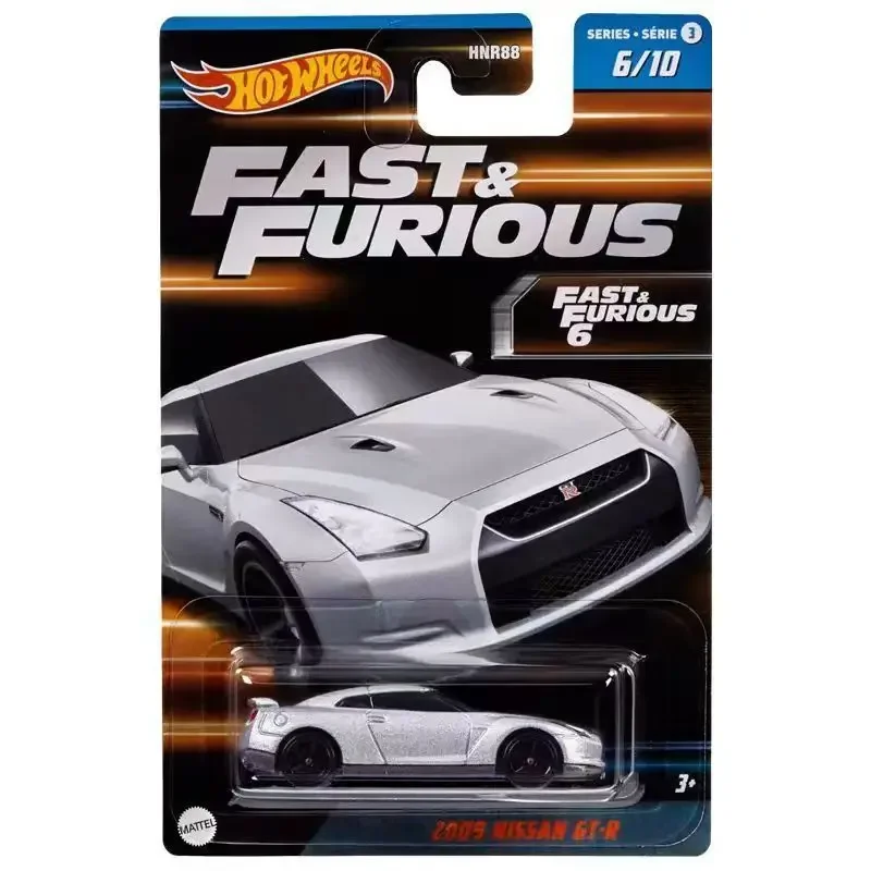 Genuine Hot Wheels Car Fast & Furious Children Toys for Boys 1/64 Diecast Voiture Dodge Charger Bugatti Veyron Mazda RX-6 Gift