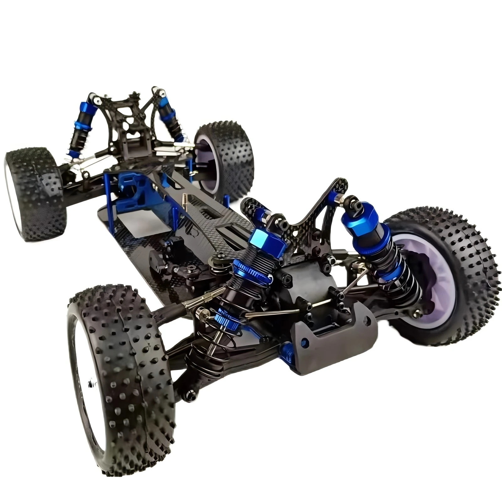 SPIRIT Pro Buggy 1/10 Scale RC Car Roller Kit VRX RH1017P-K Carbon Fiber Chassis Without Electronics, With RC Car Body