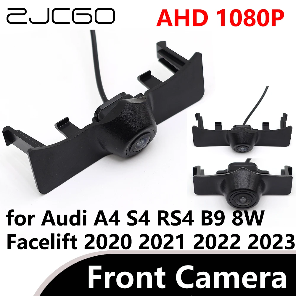 

ZJCGO AHD 1080P CVBS 480P 170° Car Parking LOGO Front View Camera for Audi A4 S4 RS4 B9 8W Facelift 2020 2021 2022 2023