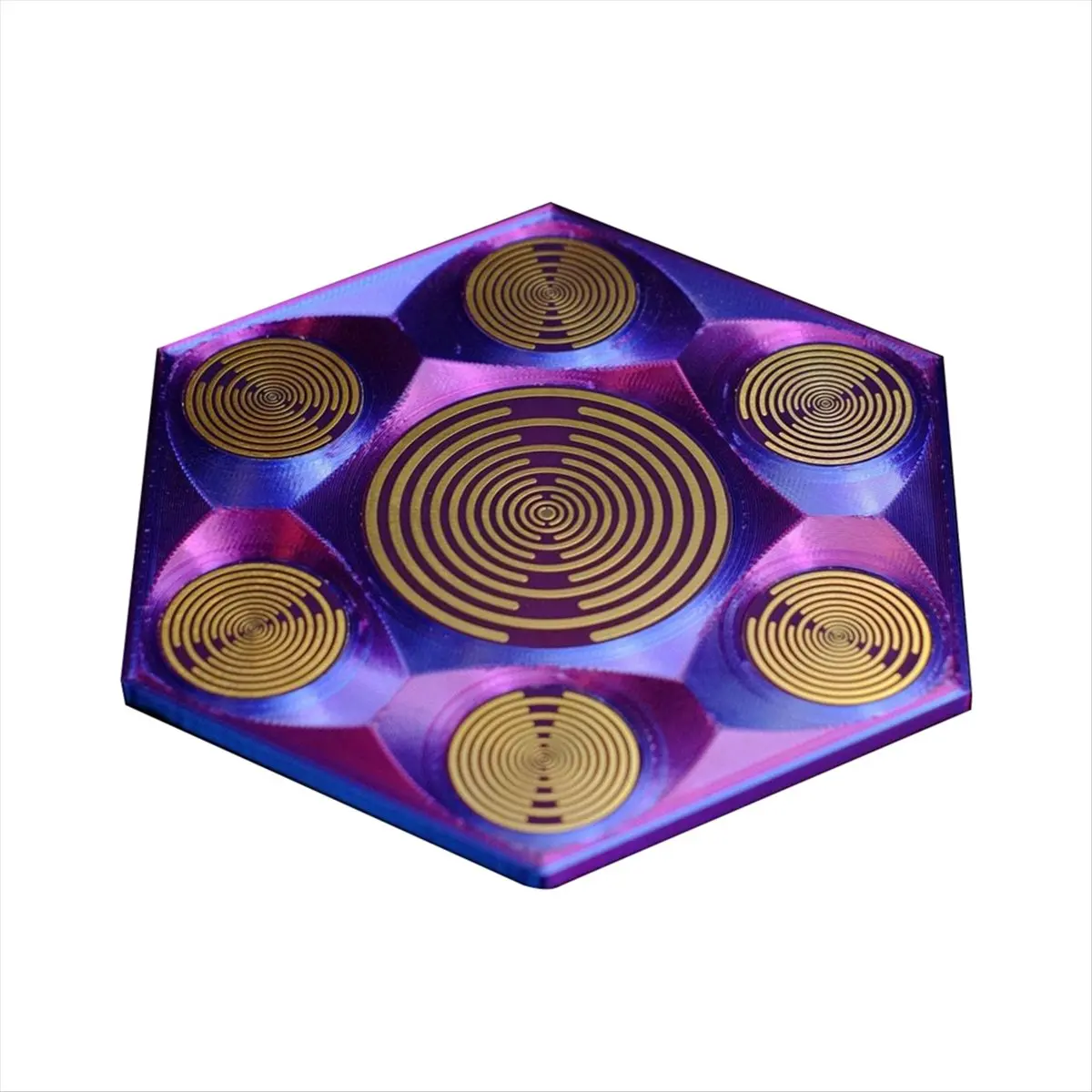A49T MWO Polarization Disk MultiWave Oscillator Antenna Lakhovsky Golden Plated Disc Charging Purifying