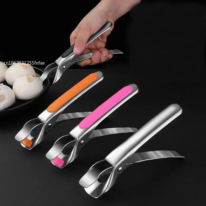 

Anti-scald Gripper Clip Hot Dish Non-slip Plate Bowl Clip Retriever Tongs Silicone Handle Bowl Dishes Anti-scald Kitchen Tool