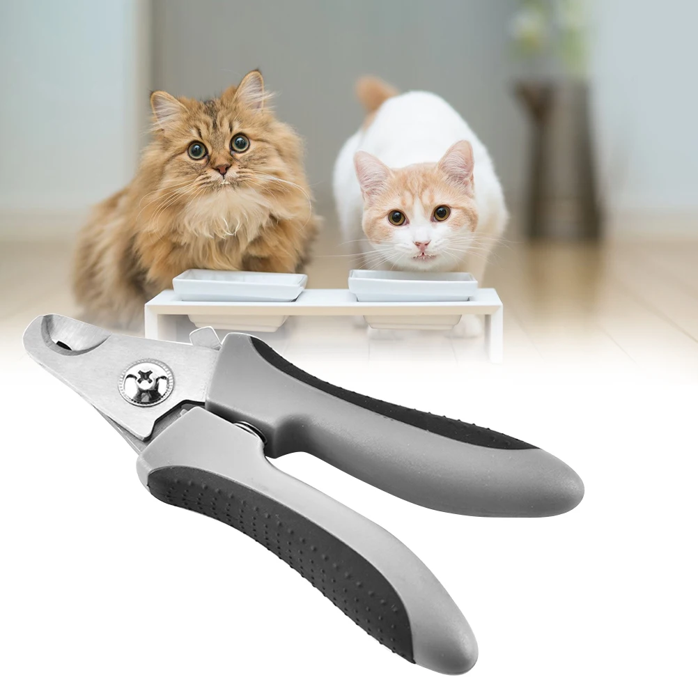 

Stainless Steel Pet Nail Clipper Dog Nail Cutter Cat Claw Trimmer Grooming Scissors Safe Ergonomic Cats (Random