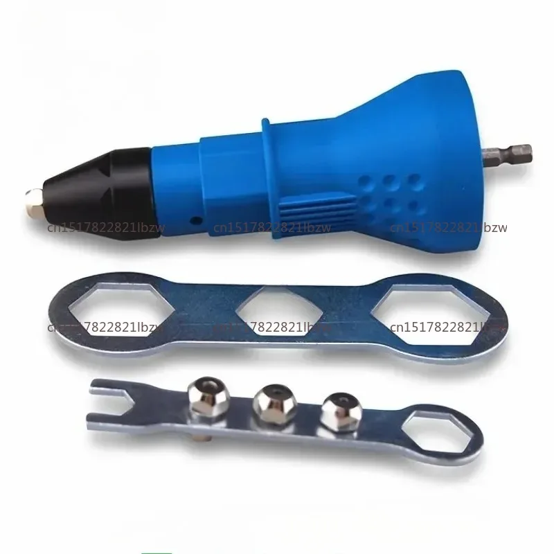 Electric Rivet Nut Gun Riveting Tool Cordless Riveting Drill Adaptor Insert Nut Tool Riveting Drill Adapter