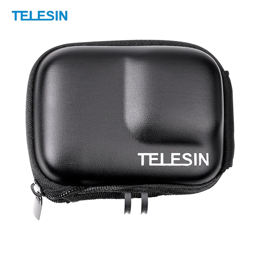 

TELESIN Half-Open Storage Protection Bag for GoPro Hero13 12 11 10 9 8 Mini Quick Release Carrying Case Action Camera Accessorie