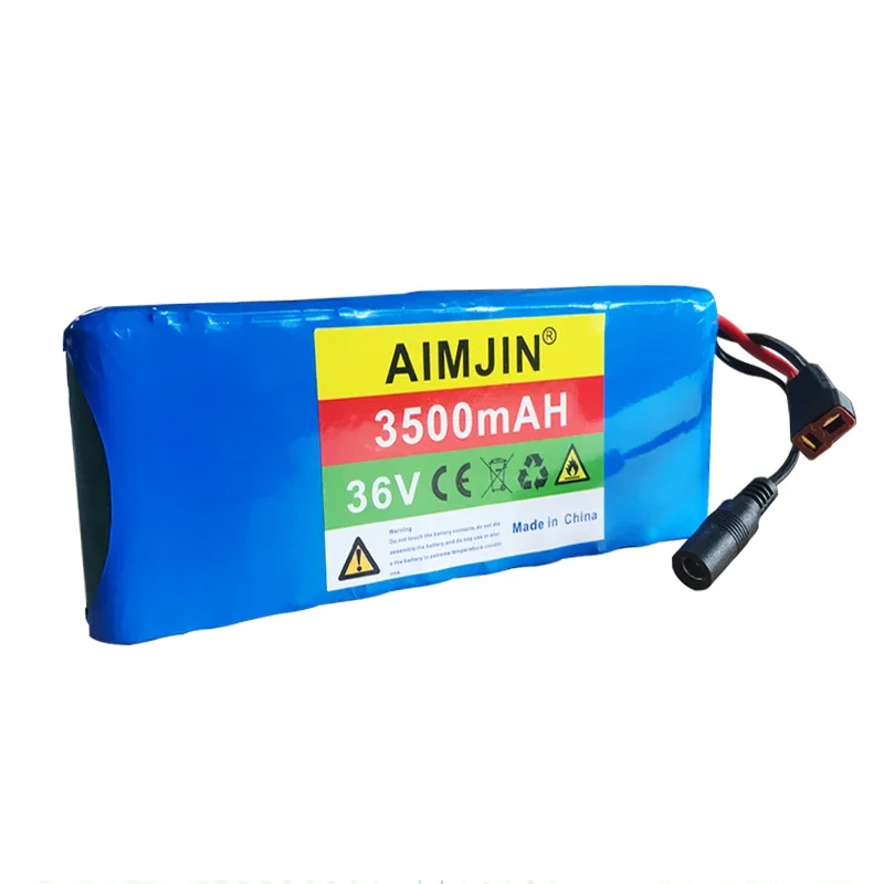 10S1P 36V 3500mah 18650 Rechargeable Li-ion Battery  Backup Cells